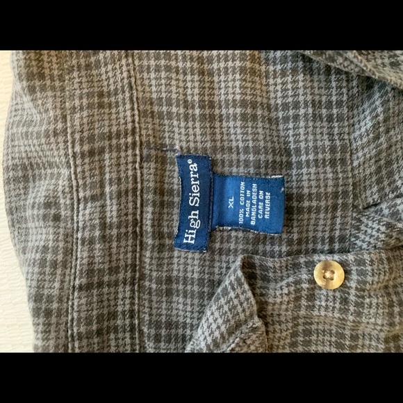 Black and grey oversize flannel - Picture 2 of 2